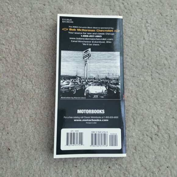 Corvette Black Book 1953-2004 EUC Motorbooks - Picture 2 of 6
